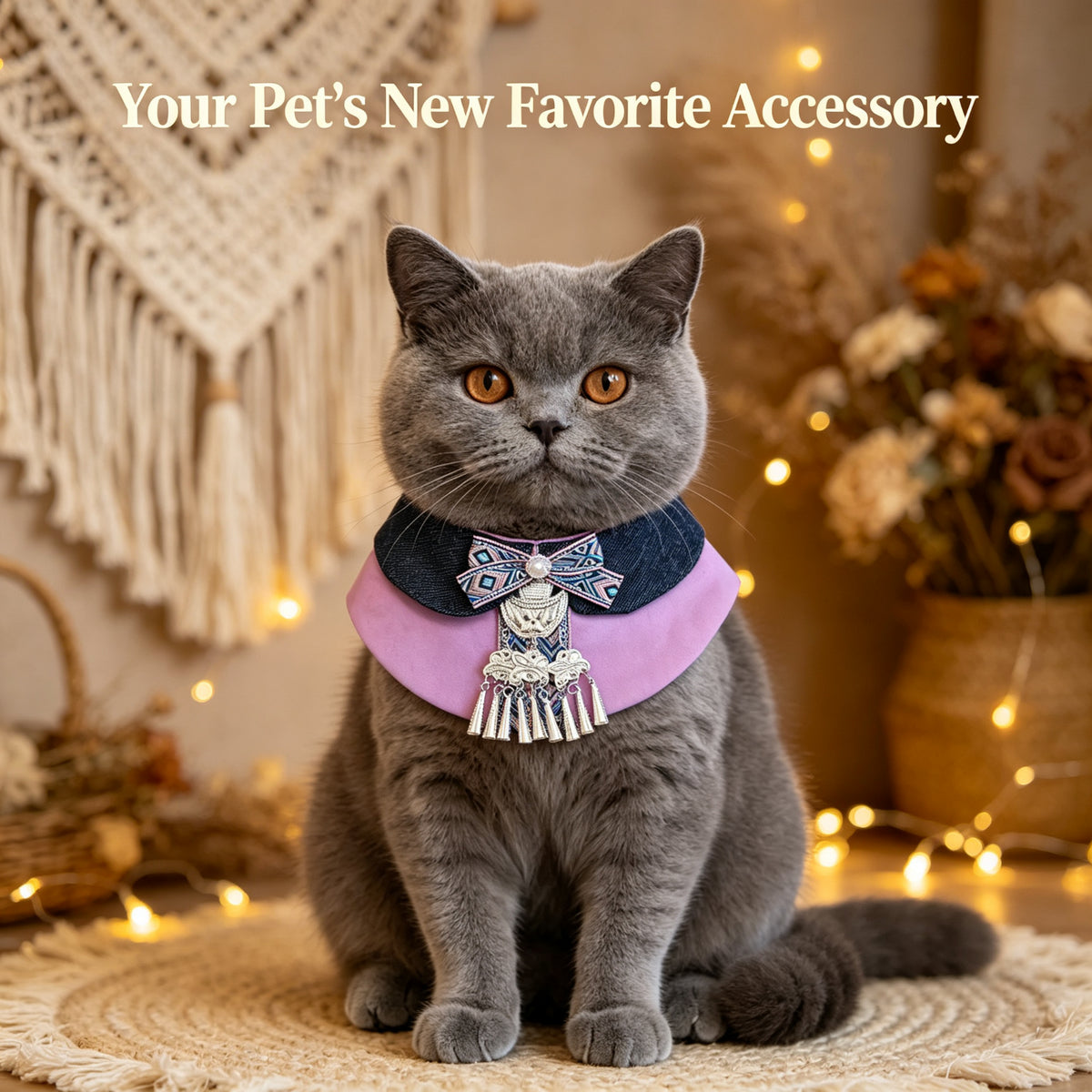 Handmade Pet Bandana | Adjustable Dog & Cat Scarf | XS–XL Sizes