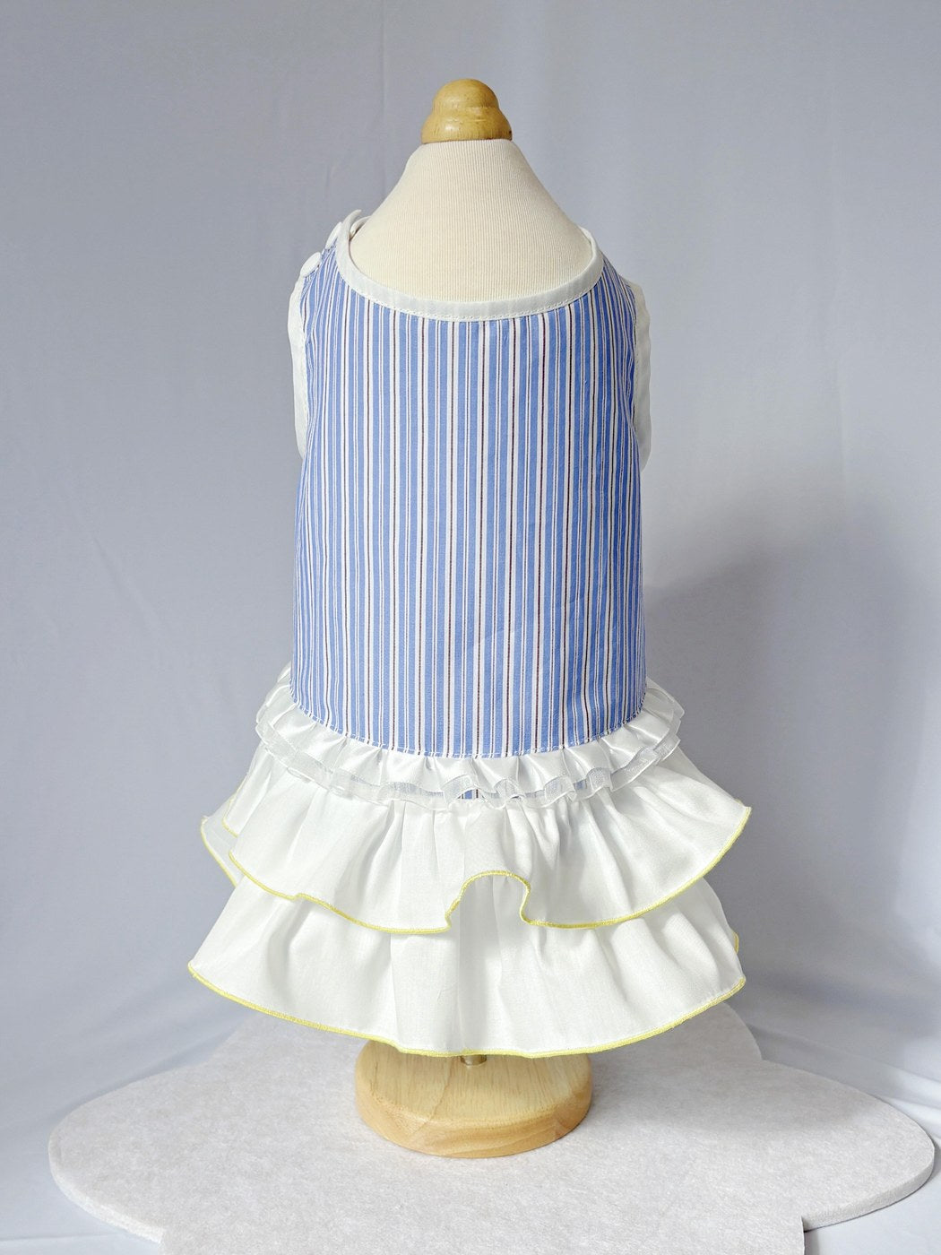 Striped Ruffle Pet Dress Sewing Pattern PDF | Dog Dress with Layered Ruffle Skirt | Sizes XS to 5XL | Fits Chest 12.5"–35.5" | A4 Printable | Printable Instant Download