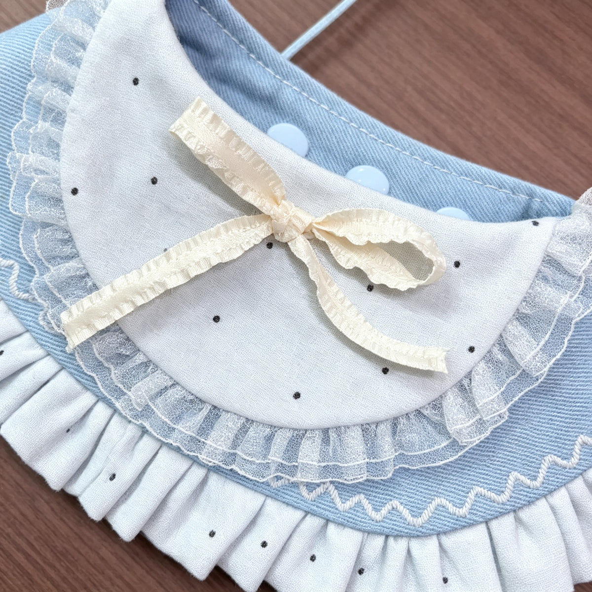 Sewing Pattern PDF for Lapel Bow Pet Bandana | Sweet Girly Style Dog Bibs | Medium & Large Sizes