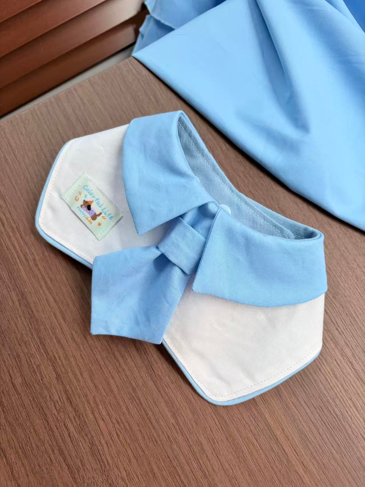 Shirt Collar Necktie Dog Bandana Sewing Pattern PDF | Formal Preppy Pet Bib | Sizes S–L